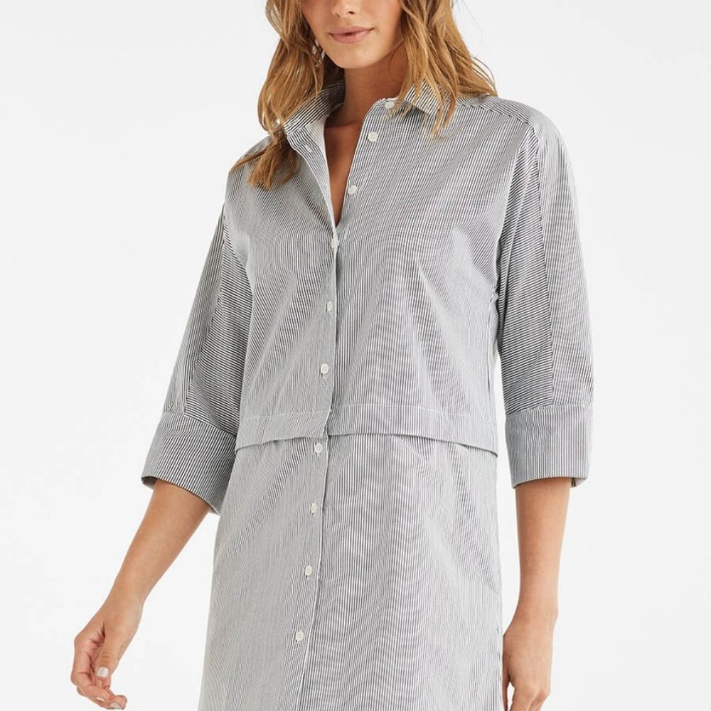 VETTA The Convertible Shirt Dress